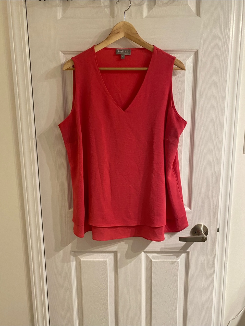 Laura Women's Plus size Fuchsia Dressy Tank Top Size 1X